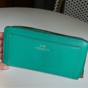 Coach wallet - turquoise